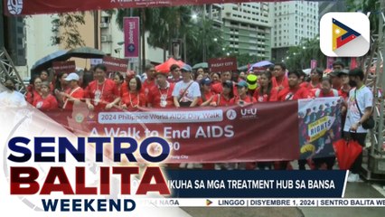 World AIDS Day Walk, isinagawa sa pangunguna ng DOH