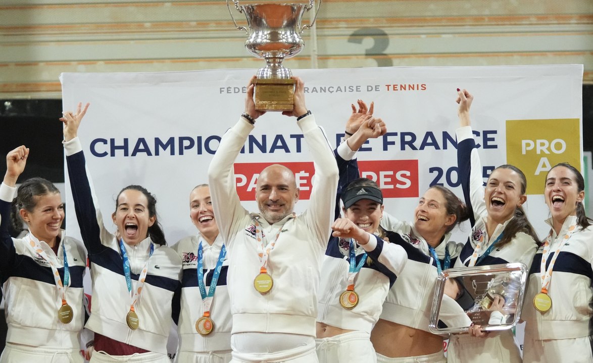 Tennis - Interclubs FFT 2024 - Les filles du TC Villiers-le-Bel championnes de France 2025 !