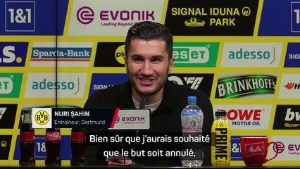 Şahin aurait voulu que le but du Bayern soit annulé