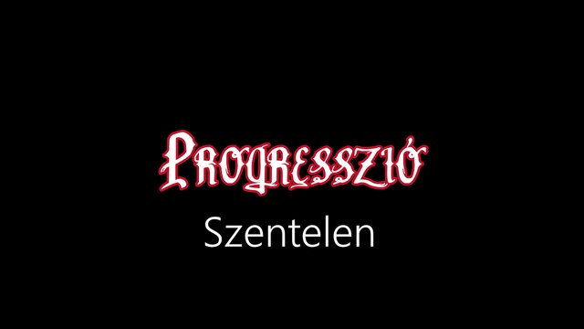Progresszió ¦ Szentelen (hivatalos audió)