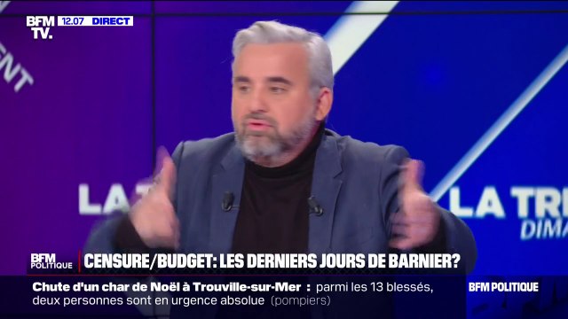 Censure: Alexis Corbière assure qu'il n'accepte pas le budget proposé par Michel Barnier