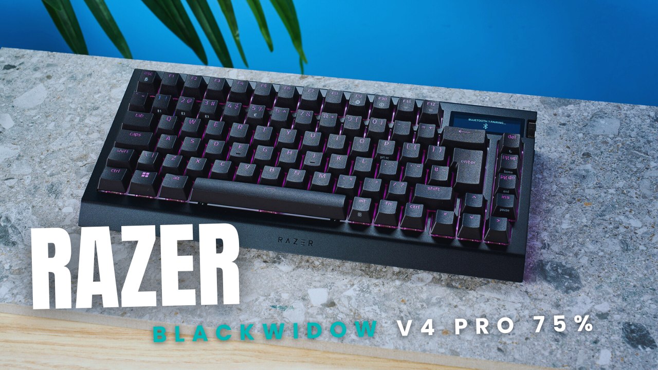 RAZER BLACKWIDOW V4 PRO 75% : Plus petit mais toujours complet !