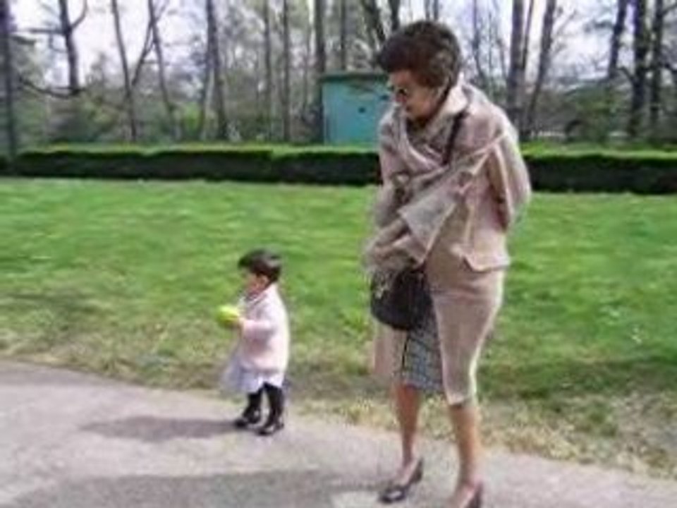 foot avec Grand mère