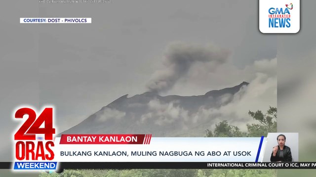 Bulkang Kanlaon, muling nagbuga ng abo at usok | 24 Oras Weekend