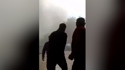 Halep'te ünivesite hastanesi vuruldu