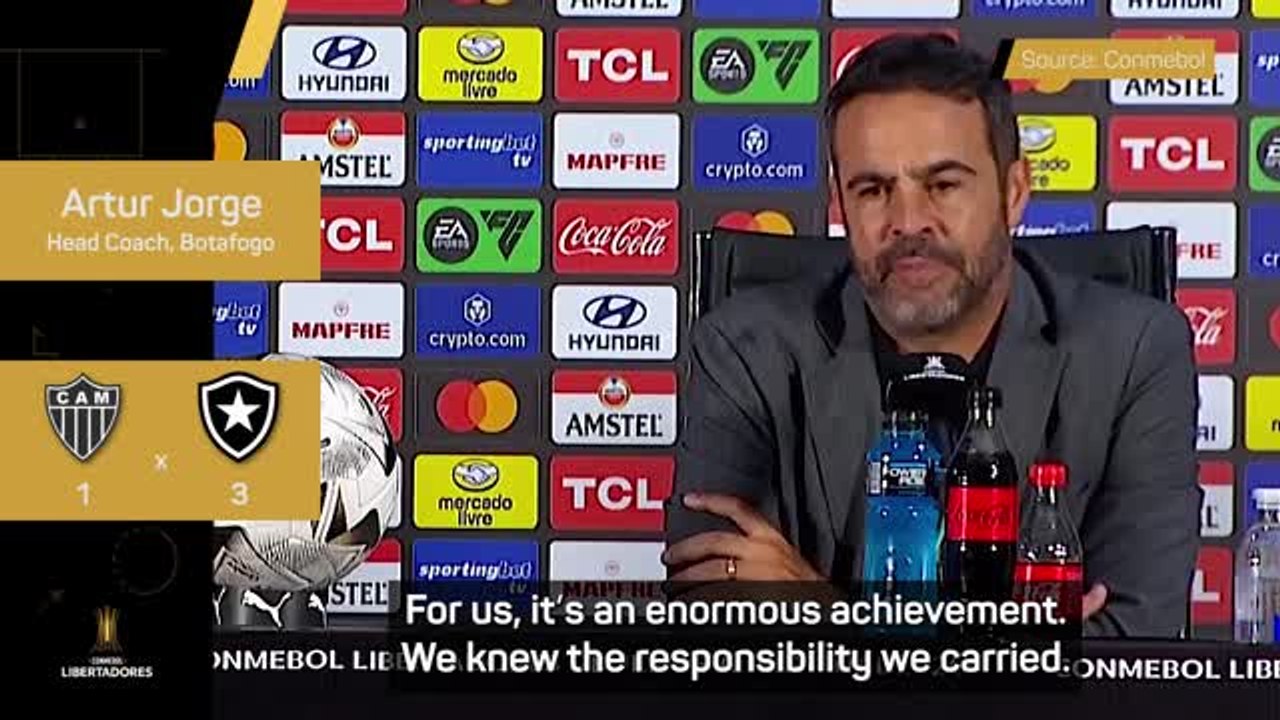 Jorge reflects on Botafogo's 'epic' Copa Libertadores success