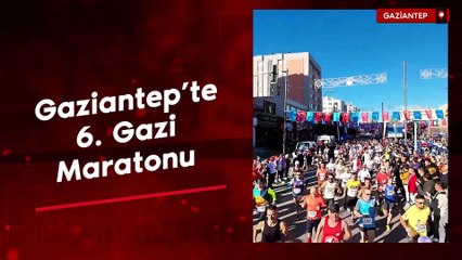 Gaziantep'te kahraman şehitlerimiz anısına 6. Gazi Maratonu gerçekleştirildi