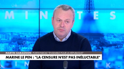 Martin Garagnon : «La motion de censure est la promesse d’une instabilité»