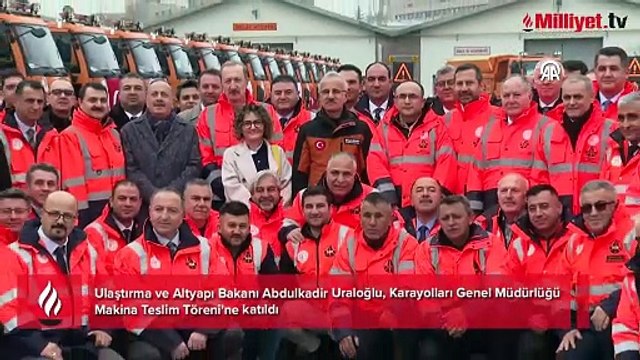 Karla mücadeleye 628 yeni makine ve ekipman desteği!
