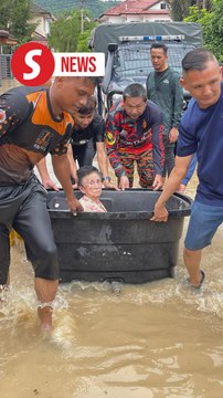 Flash floods displace residents amid relentless rain in Ipoh