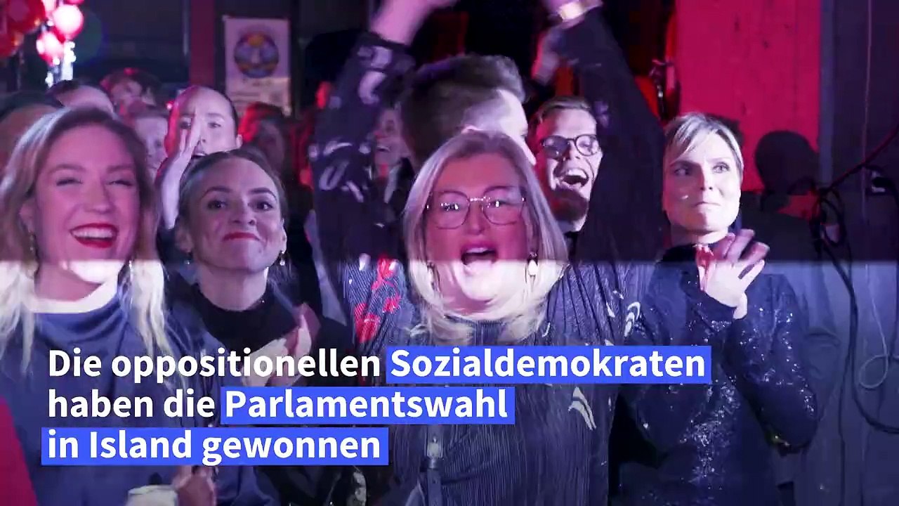 Sozialdemokraten gewinnen wahl in island