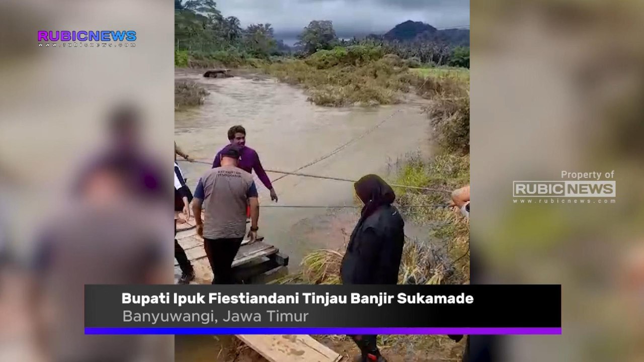 Tinjau Banjir Sukamade, Bupati Ipuk Fiestiandani Pastikan Ketersedian Logistik Warga Terdampak Ini Pesan yang Disampaikan