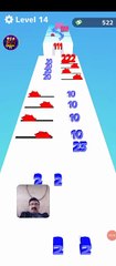 Level #19 Number Master: Run and merge racing 3D mobile Gameplay #numberfun #rungame #playsimple