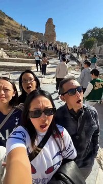 Ülkemize turist olarak gelen bir ailenin tarihi yapılar ve doğal güzellikler karşısında şok oluşu 😂