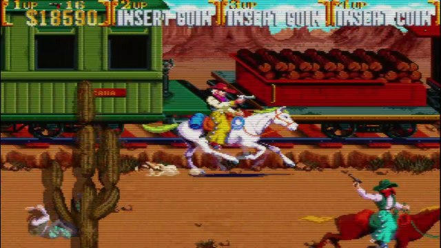 Sunset Riders 1991 (MAME) Arcade Gameplay