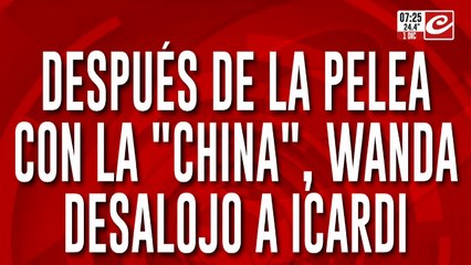 Wanda Nara desaloja a Mauro Icardi tras el escándalo con la China Suárez