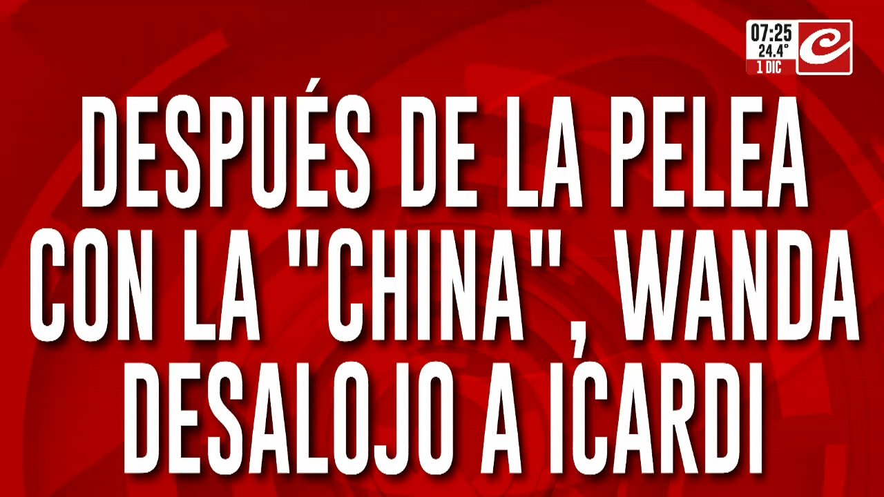 Wanda Nara desaloja a Mauro Icardi tras el escándalo con la China Suárez