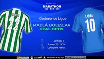Las mejores cuotas del Betis vs Mlada Boleslav