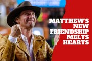 Matthew Mcconaughey’s heartwarming new friendship steals the spotlight at texas longhorns game