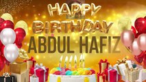 Abdul hafiz - Happy Birthday Abdul hafiz