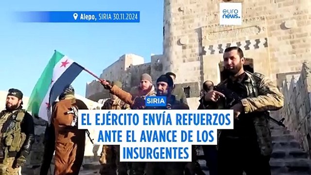 Siria envía refuerzos a la región de Alepo tras la ofensiva de los rebeldes y Rusia ataca por aire