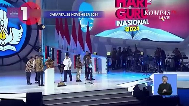 Tangis Presiden Prabowo di Hari Guru hingga Quick Count Litbang Kompas di Sejumlah Daerah [TOP5NEWS]