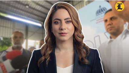 Gloria Reyes dice que caída de plataforma de bono navideño “son cosas que pasan”