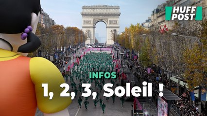 Squid Game sur les Champs-Élysées pour Inoxtag, Maghla et Just Riad