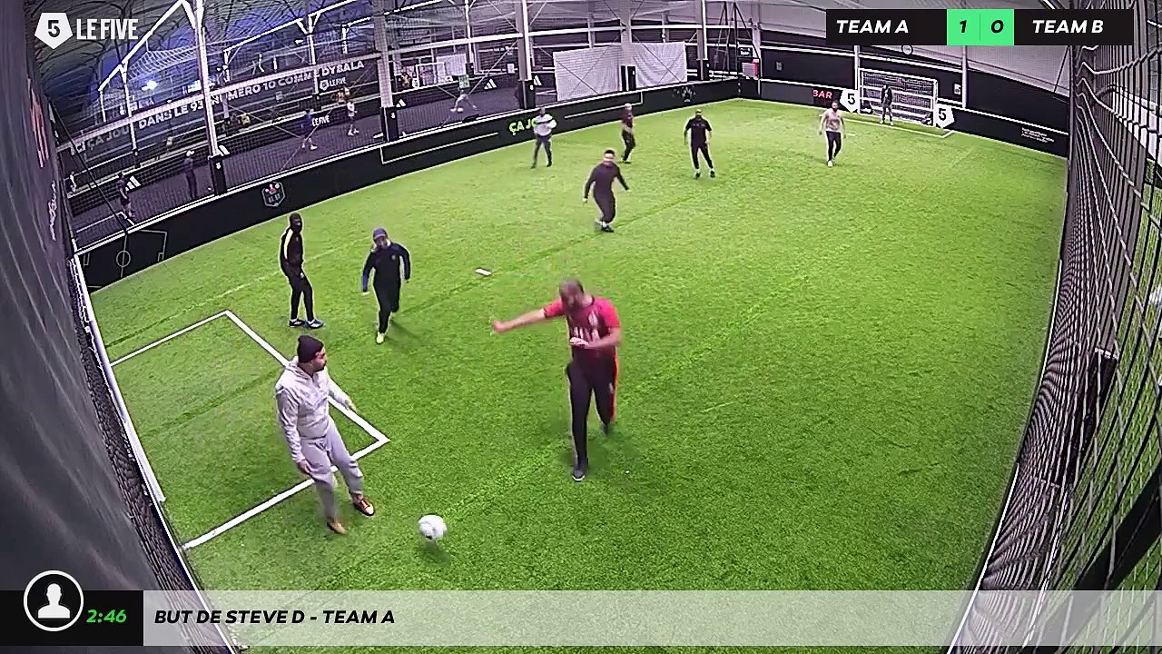 But de Steve D - Team A
