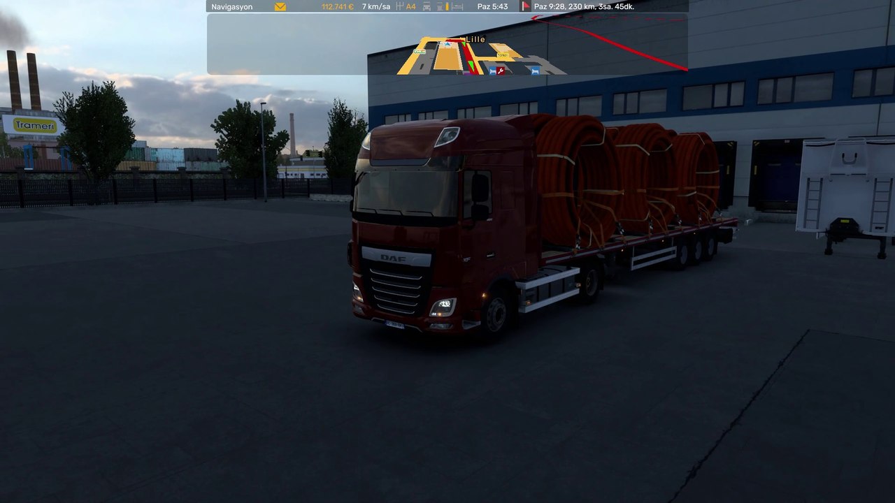 Plastic Pipes - Lille City * Delivered to Rotterdam City - #DAF #Trucks - Euro Truck Simulator 2