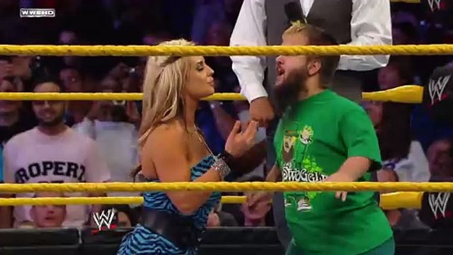 NXT Rookie Diva Challenge Kissing Contest part one