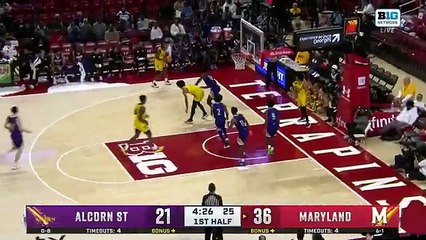 Alcorn St. at Maryland - Highlights - Big Ten Basketball - 12-01-2024