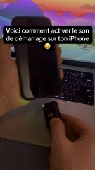 Actives le son de démarrage sur ton iPhone