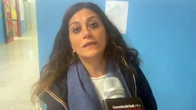Intervista alla la presidente della Provincia, sindaca di San Giovanni in Fiore, al seggio per il referendumo Cosenza città unica