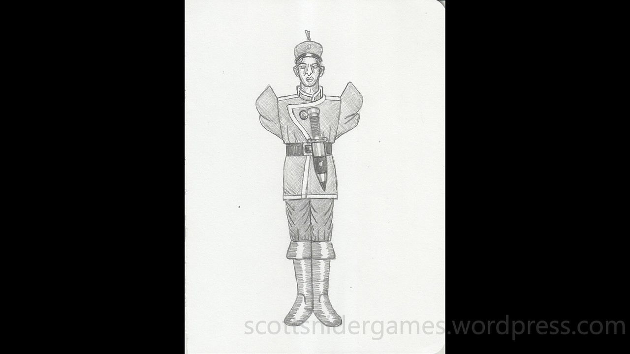 Soldier Pencil Sketch Video #525 (12-01-2024)
