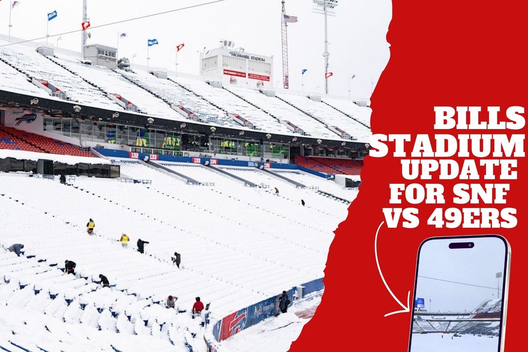 Bills vs 49ers SNF update at Highmark Stadium