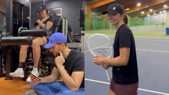 Tennis WTA 2024 - Après la polémique sur son contrôle positif et suspension, Iga Swiatek est de retour à l'entrainement