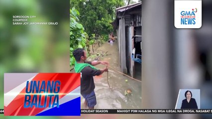 Ilang barangay, binaha; mga residente, kaniya-kaniyang likat at salba ng mga gamit | Unang Balita