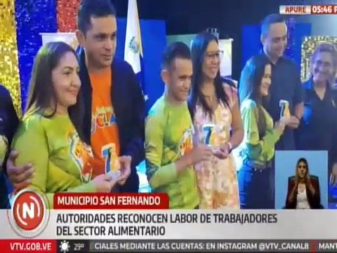 Apure | INN entregó reconocimientos a trabajadores por su labor en el sector alimentario