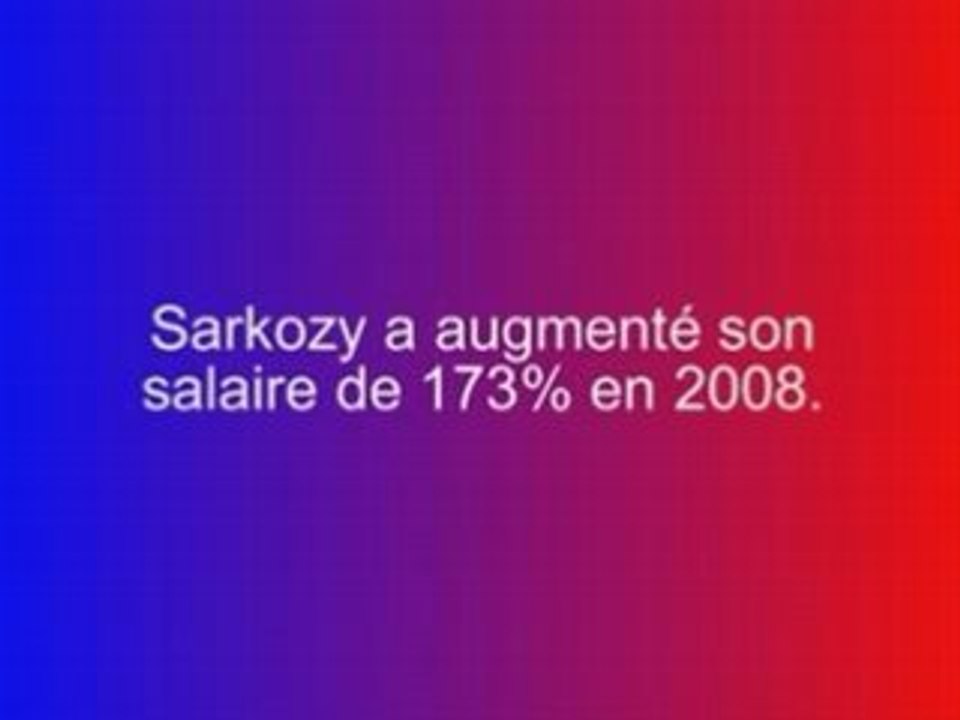 Sarkozy et les salaires