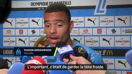 Marseille - Greenwood : "L'important, c'était de garder la tête froide"