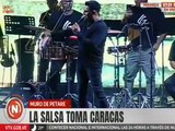 Pueblo venezolano disfrutan del concierto “La salsa toma los barrios” en Petare