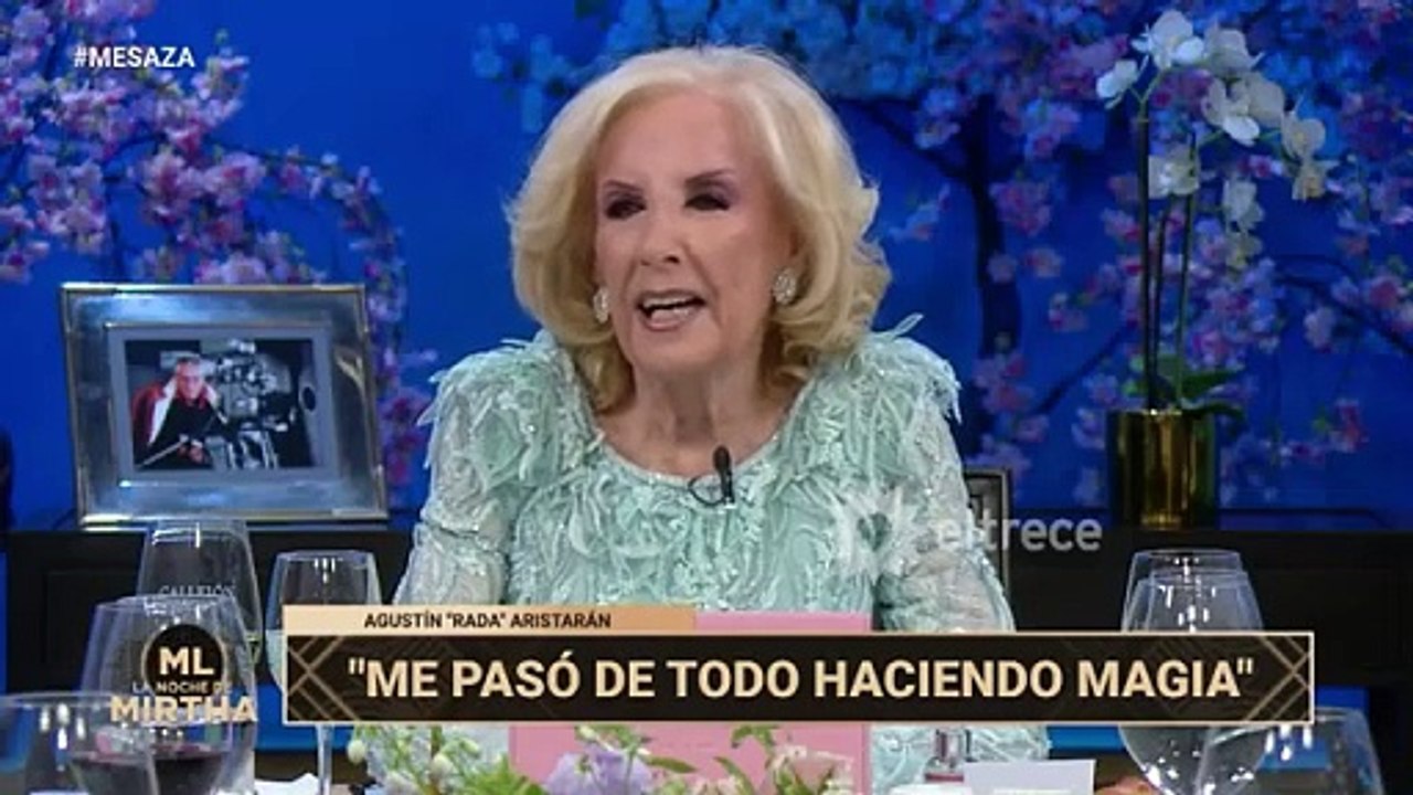 "Las cortaban al medio": Soy Rada le explicó a Mirtha Legrand por qué hay pocas mujeres en su rubro
