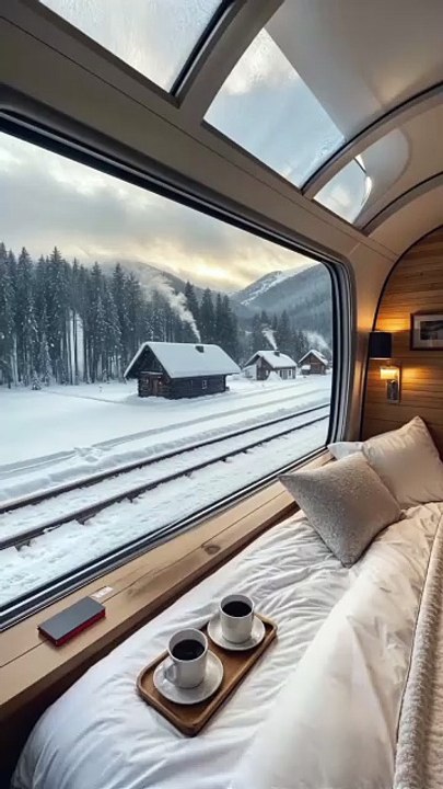 Magical Winter Train Ride. - video Dailymotion