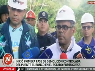 Portuguesa | Inicia primera fase de demolición controlada del puente "El Bongo"
