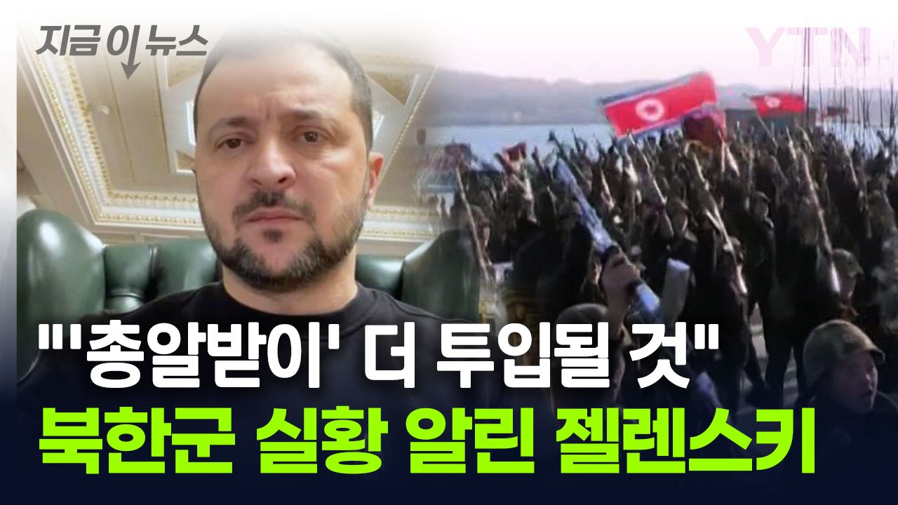 북한군, 러 서부 지역서도 사망·부상...젤렌스키 "더 많이 투입될 것" [지금이뉴스...