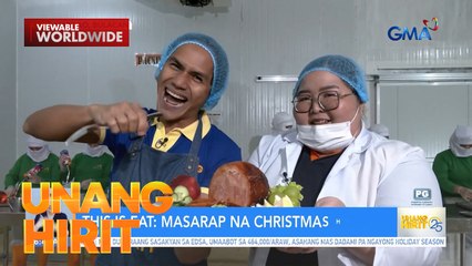 Libo-libong Christmas Ham, ginagawa sa isang araw?! | Unang Hirit