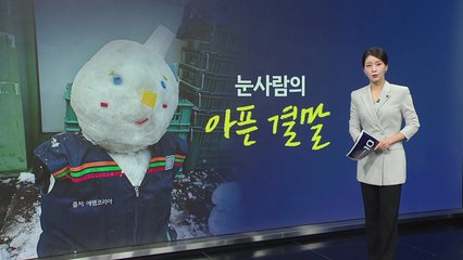 [지금e뉴스] 눈사람의 '아픈 결말' / 붕어빵 지도 / '혼외자' 말고 '아들' / YTN