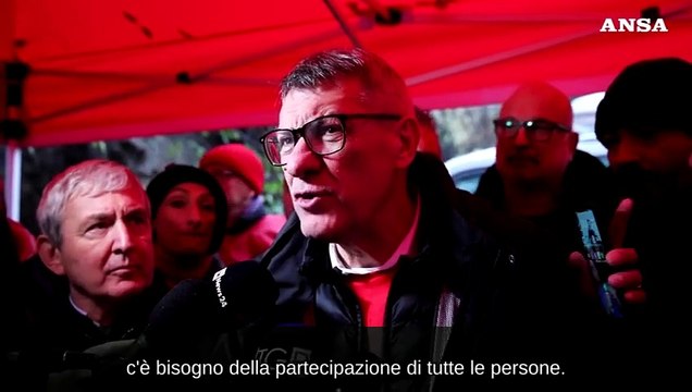 Sciopero generale, Landini (Cgil): Vogliamo rivoltare il Paese come un guanto