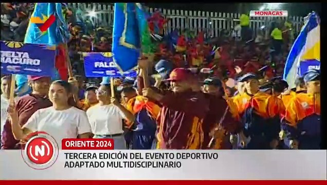 Inauguran Juegos Deportivos Paranacionales Oriente 2024 en el estado Monagas